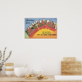 Greetings uit Minneapolis Minn.,  Poster (Keuken)