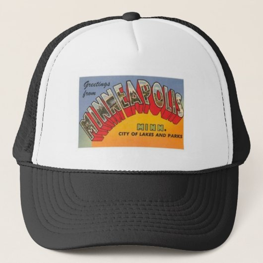 Greetings uit Minneapolis Trucker Pet (Voorkant)