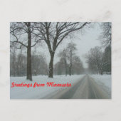 Greetings uit Minnesota Briefkaart (Voorkant)