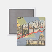 Greetings uit Minnesota Magneet (Voorkant / Achterkant)