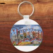 Greetings uit Minnesota Sleutelhanger (Voorkant)