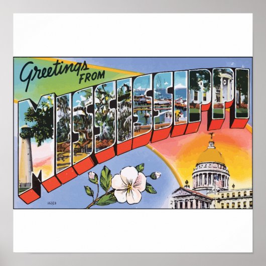Greetings uit Mississippi, Poster (Voorkant)