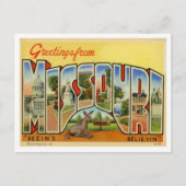 Greetings uit Missouri Briefkaart (Voorkant)
