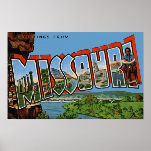 Greetings uit Missouri Poster (Voorkant)