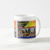 Greetings uit Mok 1 van Florida Coffee (Voorkant rechts)