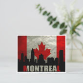 Greetings uit Montreal, Canada Vintage Travel Briefkaart (Staand voorkant)