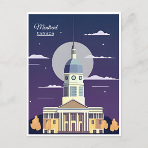 Greetings uit Montreal, Canada Vintage Travel Briefkaart