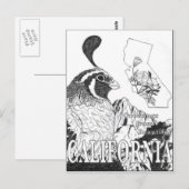 Greetings uit Mooie Californië Briefkaart (Voorkant / Achterkant)