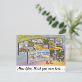 Greetings uit Myrtle Beach, South Carolina Briefkaart (Staand voorkant)