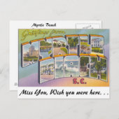 Greetings uit Myrtle Beach, South Carolina Briefkaart (Voorkant / Achterkant)