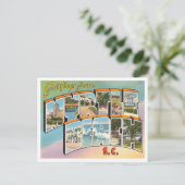 Greetings uit Myrtle Beach, South Carolina Travel Briefkaart (Staand voorkant)