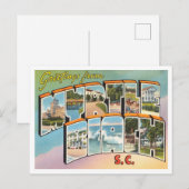 Greetings uit Myrtle Beach, South Carolina Travel Briefkaart (Voorkant / Achterkant)