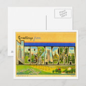 Greetings uit Nebraska Briefkaart (Voorkant / Achterkant)
