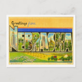 Greetings uit Nebraska Briefkaart (Voorkant)