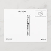 Greetings uit Nebraska Briefkaart (Achterkant)