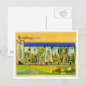 Greetings uit Nebraska Briefkaart (Voorkant / Achterkant)