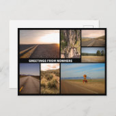 Greetings uit Nergens Briefkaart (Voorkant / Achterkant)