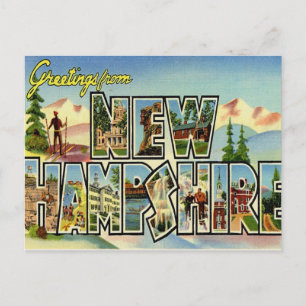 Greetings uit New Hampshire Briefkaart