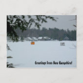 Greetings uit New Hampshire Briefkaart (Voorkant)