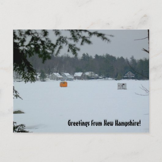 Greetings uit New Hampshire Briefkaart (Voorkant)