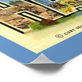 Greetings uit New Hampshire Poster (Hoek)