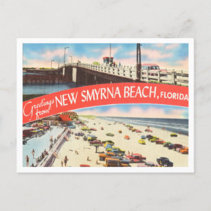 Greetings uit New Smyrna Beach, Florida Travel Briefkaart