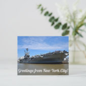 Greetings uit New York City USTIP Briefkaart (Staand voorkant)