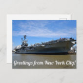Greetings uit New York City USTIP Briefkaart (Voorkant / Achterkant)