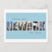 Greetings uit Newark, New Jersey - BRIEFKAART (Voorkant)