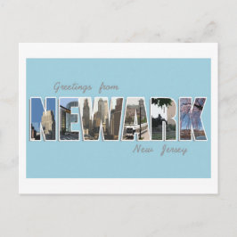 Greetings uit Newark, New Jersey - BRIEFKAART