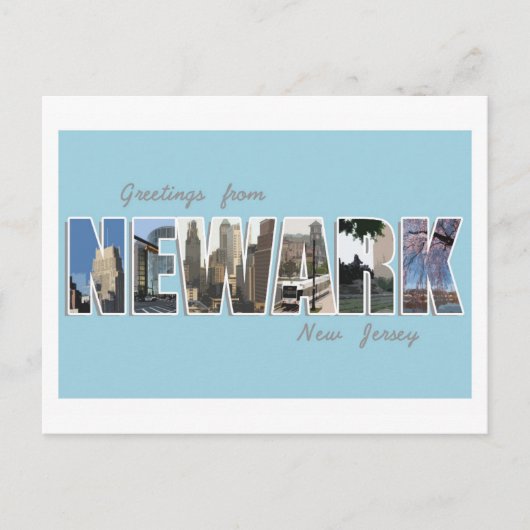 Greetings uit Newark, New Jersey - BRIEFKAART (Voorkant)