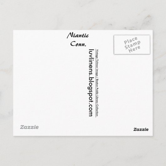 Greetings uit Niantic Briefkaart (Achterkant)