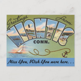 Greetings uit Niantic Briefkaart