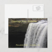 Greetings uit Noccalula-Herfsten Briefkaart (Voorkant / Achterkant)