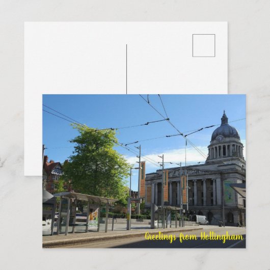 Greetings uit Nottingham Briefkaart (Voorkant / Achterkant)