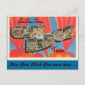Greetings uit Oak Ridge Briefkaart (Voorkant)