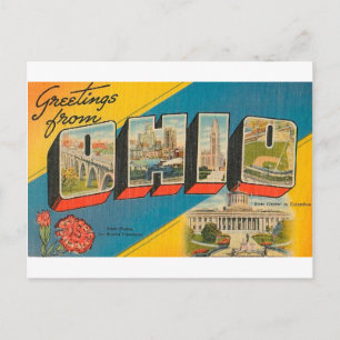 Greetings uit Ohio Briefkaart