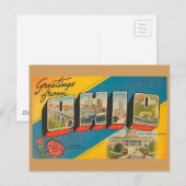 Greetings uit Ohio Briefkaart (Voorkant / Achterkant)