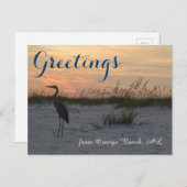 Greetings uit Oranje Beach, AL Briefkaart (Voorkant / Achterkant)