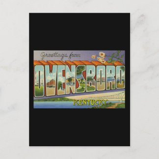 Greetings uit Owensboro Kentucky Briefkaart