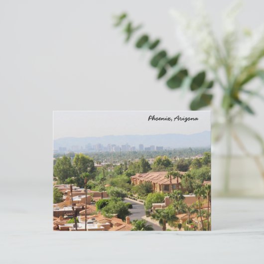 Greetings uit Phoenix, AZ Briefkaart (Staand voorkant)