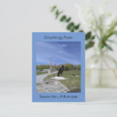 Greetings uit Ravenden, Arkansas Briefkaart (Staand voorkant)