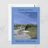 Greetings uit Ravenden, Arkansas Briefkaart (Voorkant / Achterkant)