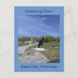 Greetings uit Ravenden, Arkansas Briefkaart