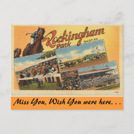 Greetings uit Rockingham Park Briefkaart