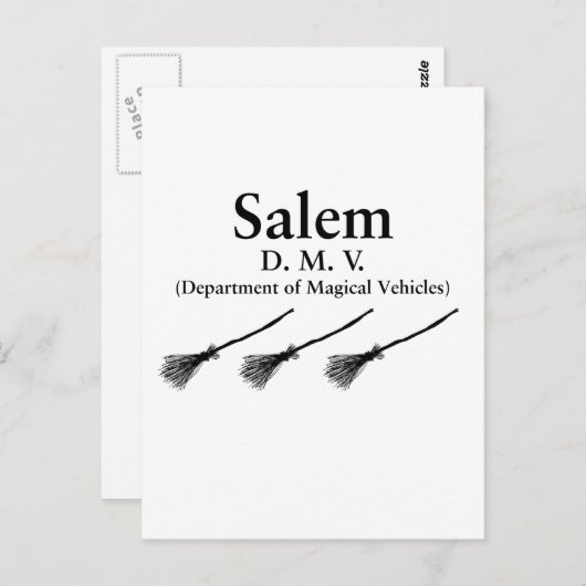 Greetings uit Salem Briefkaart (Voorkant / Achterkant)