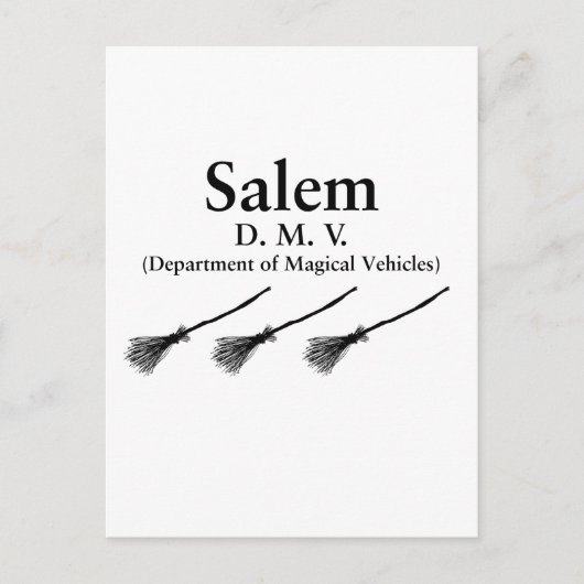 Greetings uit Salem Briefkaart (Voorkant)