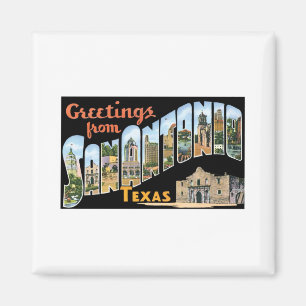 Greetings uit San Antonio Texas Magneet
