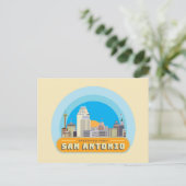 Greetings uit San Antonio Texas USA Briefkaart (Staand voorkant)