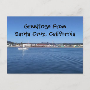 Greetings uit Santa Cruz, California Post Card Briefkaart